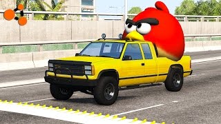 Spike Strip Crashes #8 -  BeamNg drive