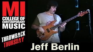 Jeff Berlin Throwback Thursday From the MI Library