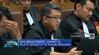 Eks Menkominfo Johnny G. Plate Dituntut 15 Tahun Penjara