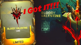 I Got The Bloody Valentine Camo!! (Call Of Duty Black Ops 3)