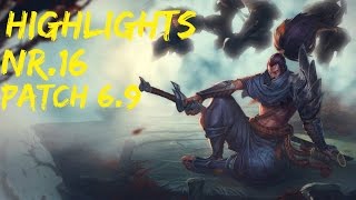YASUO VS GANGPLANK BLIND PICK 6.9 HIGHLIGHTS #16