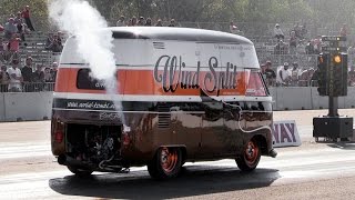 330bhp w/ NOS 1967 Volkswagen T1 High Top "Wind Split" Drag Van