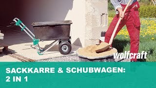 Sackkarre & Schubwagen in einem - Transportsystem TS1000 | wolfcraft