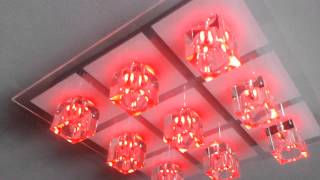 Lampa LED  RGB + pilot