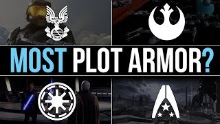 Which Sci-Fi Faction has the MOST PLOT ARMOR? | Halo, Mass Effect & Star Wars Lore