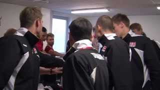 Backstage access: Danes get ready to roll!