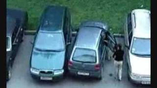 Parkowanie to małe piwo - jak wyjechać? ;-) Woman drive ;-)