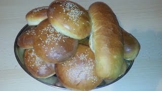 خبز الهمبرغر بجنن burger buns