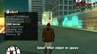 Gta San Andreas Object And Roadblocks Spawner mod