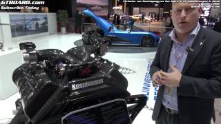 Engine in detail Koenigsegg Agera R by Christian von Koenigsegg