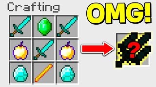 HOW TO CRAFT THE MOST OVERPOWERED MINECRAFT SWORD!