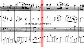 BWV 1047 - Brandenburg Concerto No.2 (Scrolling)