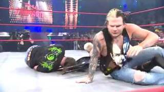 Jeff Hardy attacks RVD and Mr Anderson