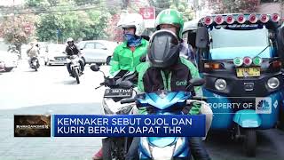 Kemnaker Sebut Ojol dan Kurir Berhak Dapat THR