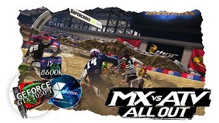 MX vs ATV All Out | i5 8600k | GTX 1050 Ti 4 GB | FPS graph
