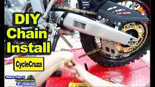 How To Remove & Install Motorcycle Chain EASY!