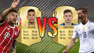 FUT 18 - TOLISSO VS GORETZKA !! Les Cartes Similaires #1