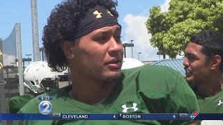 'Bows freshman LB Tavai uses big brother as 'behind the scenes coach'