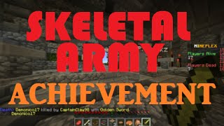 SKELETAL ARMY ACHIEVEMENT - Mineplex Survival Games