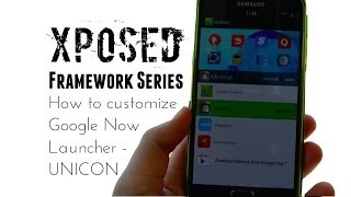 How to customize Google Now Launcher with UNICON Xposed Module