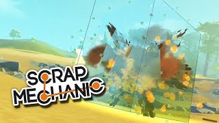ВЗОРВАТЬ БОМБУ ВНУТРИ КУБА! ЧТО БУДЕТ? | Scrap Mechanic