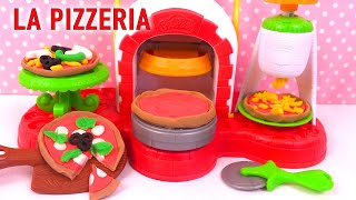 Jeu d’Imitation Pizza au Feu de Bois en Pâte à Modeler