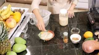 Como preparar leche de avena para tus licuados. Sabrosa y económica. Con proteína calcio.