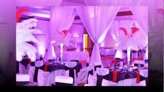 Rent Ostrich Feather Centerpieces, Wedding Reception Table Centerpieces, Wedding Decorations
