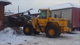 Фронтальный погрузчик Volvo L90D/Wheel loader Volvo L90D TEST DRIVE