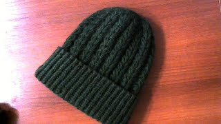 Шапка с красивым узором " КОЛОСКИ" #мастеркалсс #красивыйузор #вязание #knitting #лучшее #мк