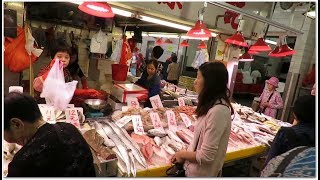 元朗同益街市海鮮市場 Seafood Market at Yuen Long Hong Kong