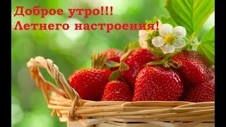 Доброе утро! Летнего настроения! Красивая открытка.