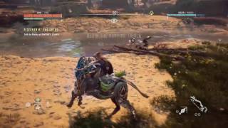 Horizon Zero Dawn - Overriding a Strider.