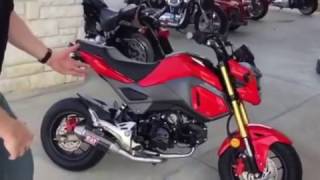 2017 Honda Grom Custom vs Stock 2017 Grom