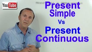 INGLÉS. Present Simple Vs Present Continuous (updated)