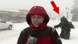 5 MONSTERS lurking in the background caught on camera