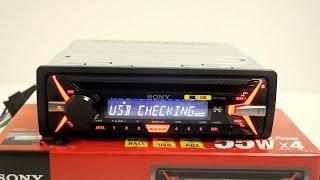 Обзор автомагнитолы Sony cdx-G1100U.