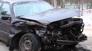 Авария  в Кингисеппском районе от первого лица