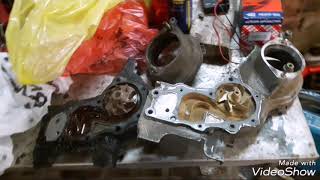 Toyota estima emina замена помпы