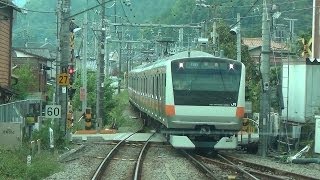 【前面展望】　JR五日市線　　拝島　⇒　武蔵五日市