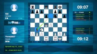 Шотландский гамбит: Вова (9 лет) выигрывает противника из Украины в 29 ходов!!!!!