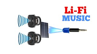 DIY Li-Fi PROJECT USING SOLAR PANEL.