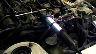 TOYOTA SPRINTER (двигатель 2C),замена сальников клапанов,ремня грм,регулировка клапанов часть 1