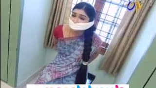 Innocent aunty gagged by another women