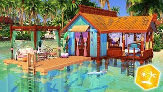MERMAID BEACH SHACK ? | The Sims 4: Island Living | Speed Build