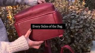 Women Leather Backpack