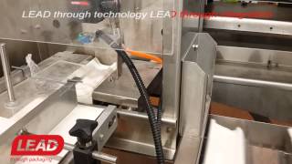 LEAD TECHNOLOGY- kartoniarka kontynualna do pakowania chusteczek higienicznych w kartoniki