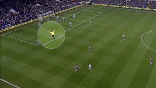 Referee Mike Dean celebrating Tottenham goal vs Aston Villa!