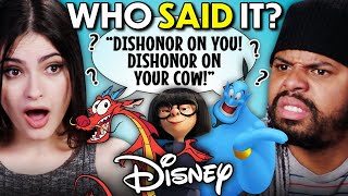 Can YOU Guess The Disney Character From The Quote? | React