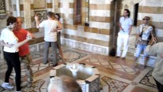 Dancing tango inside Beiteddine Palace, great memories